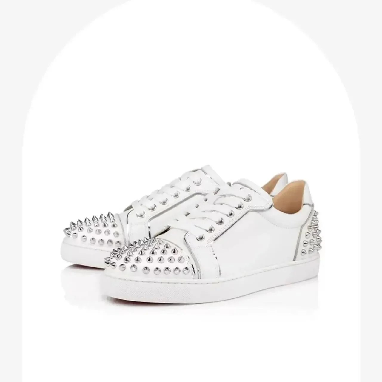 White front and rear nails